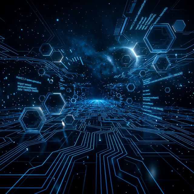 Futuristic tech background